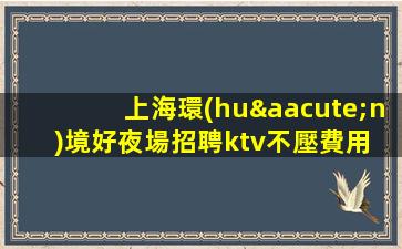 上海環(huán)境好夜場招聘ktv不壓費用 飛躍人生 輕松賺米
